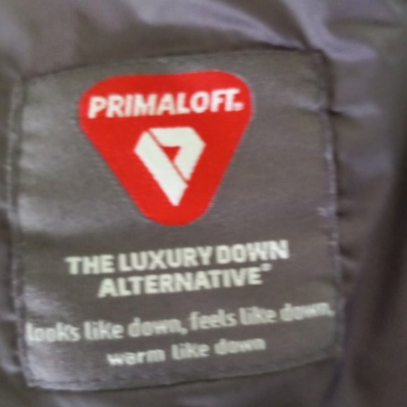 GAP Women’s Puffer Jacket XS Gray Quilted 1/2 Zip PrimaLoft Lightweight - Picture 9 of 11